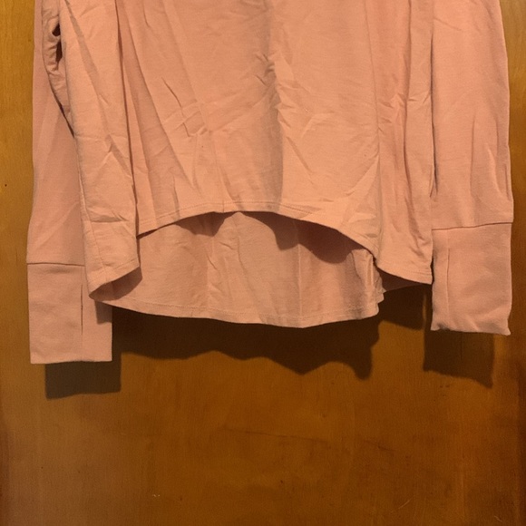 Calvin Klein Size M Pink Logo Oversized Hoodie Top - Picture 4 of 5